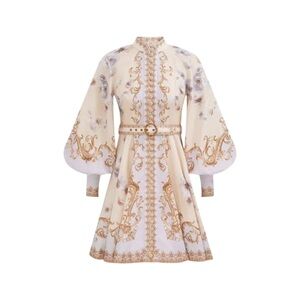 ZIMMERMANN Hypnotic button-up minidress Size0